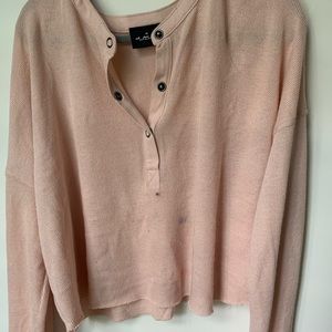 sweater button up